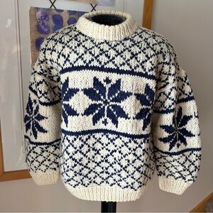 Ecuadorian 100% Wool Knit Sweater - Arte Incas